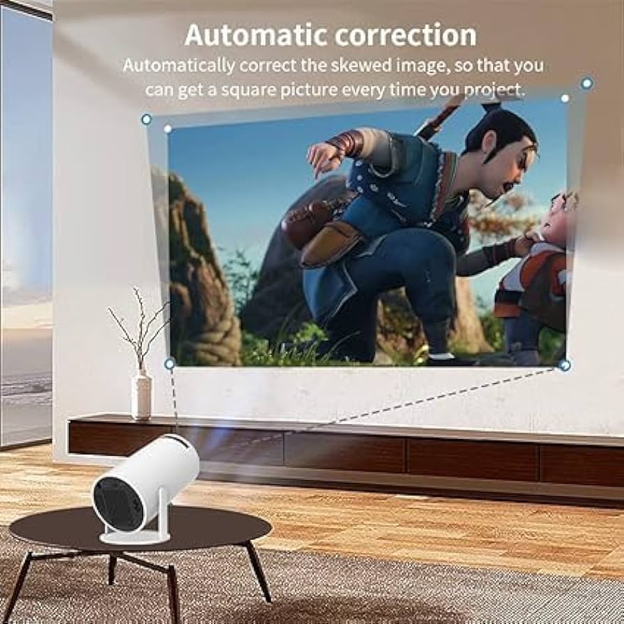 HY300 Projector Free Style for SAMSUNG XiaoMi Android WIFI Home Cinema 720P Outdoor 1080P 4K Supported HDMI USB